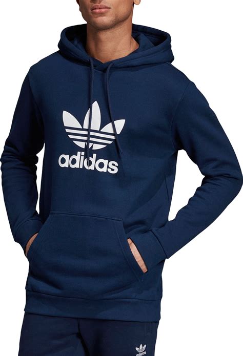 adidas trefoil hoodie men's